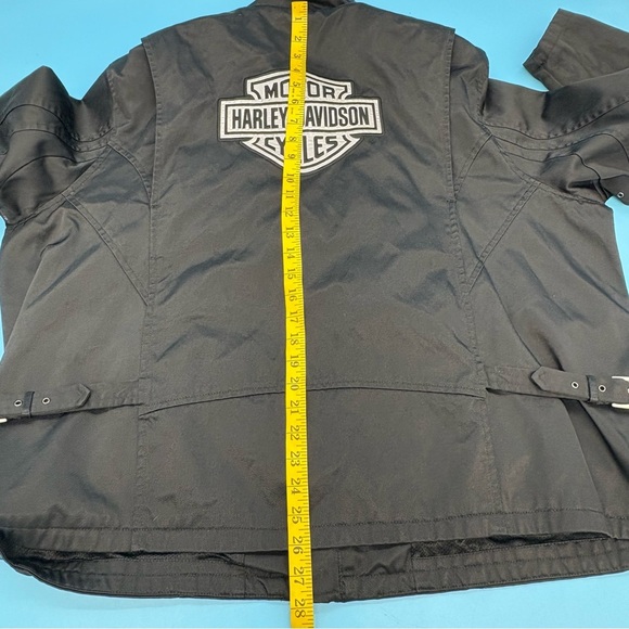 Harley-Davidson Women’s Black Bomber Jacket Size 3W - Picture 5 of 15